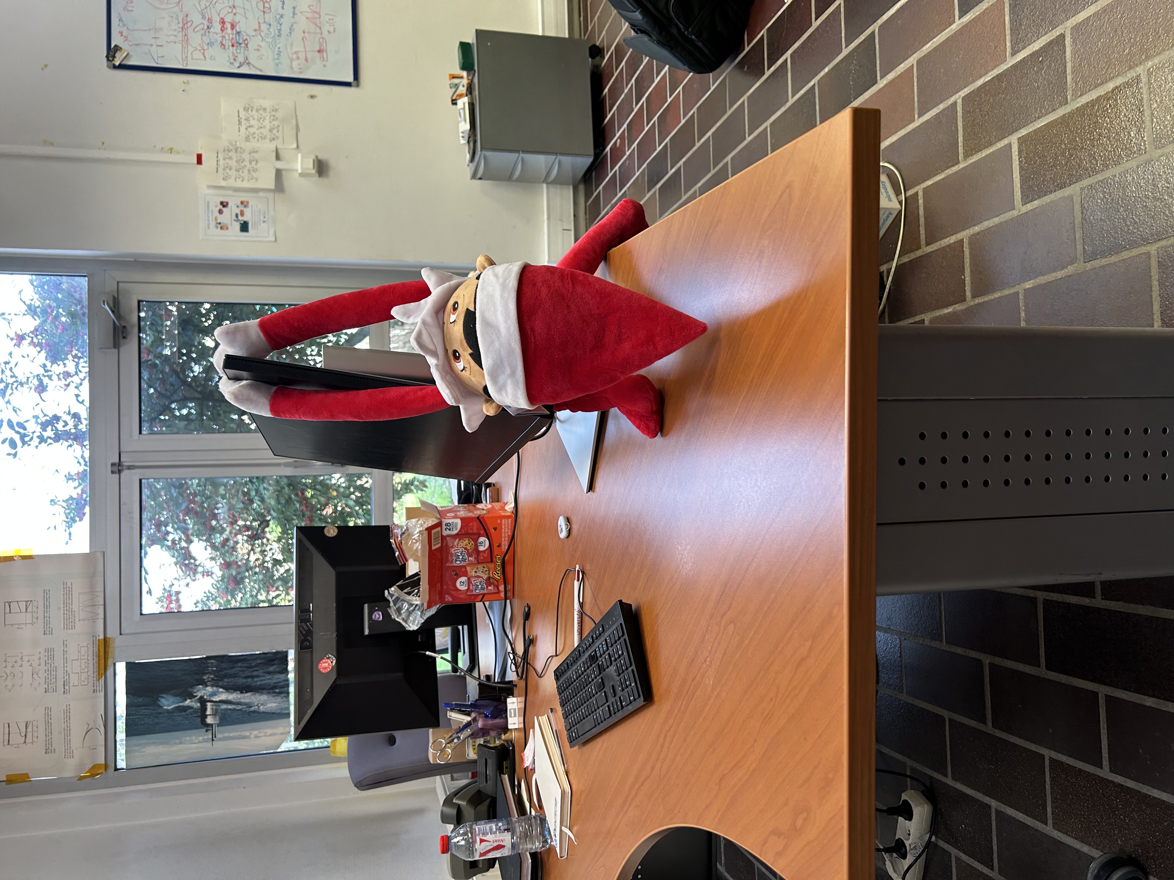 Le 18 décembre, après la lecture, un moment de détente