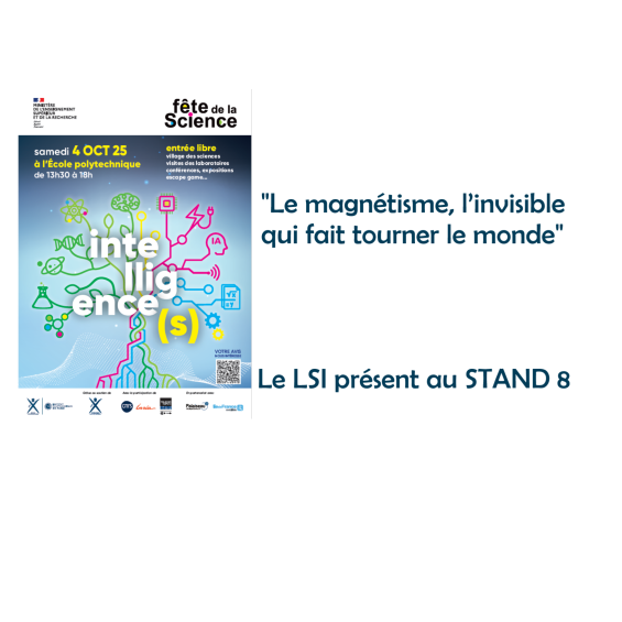 Le LSI est présent à la fête de la science 2025